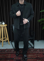 Çift Cepli Kaşe Ceket