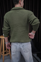 Yarım Fermuarlı Kazak