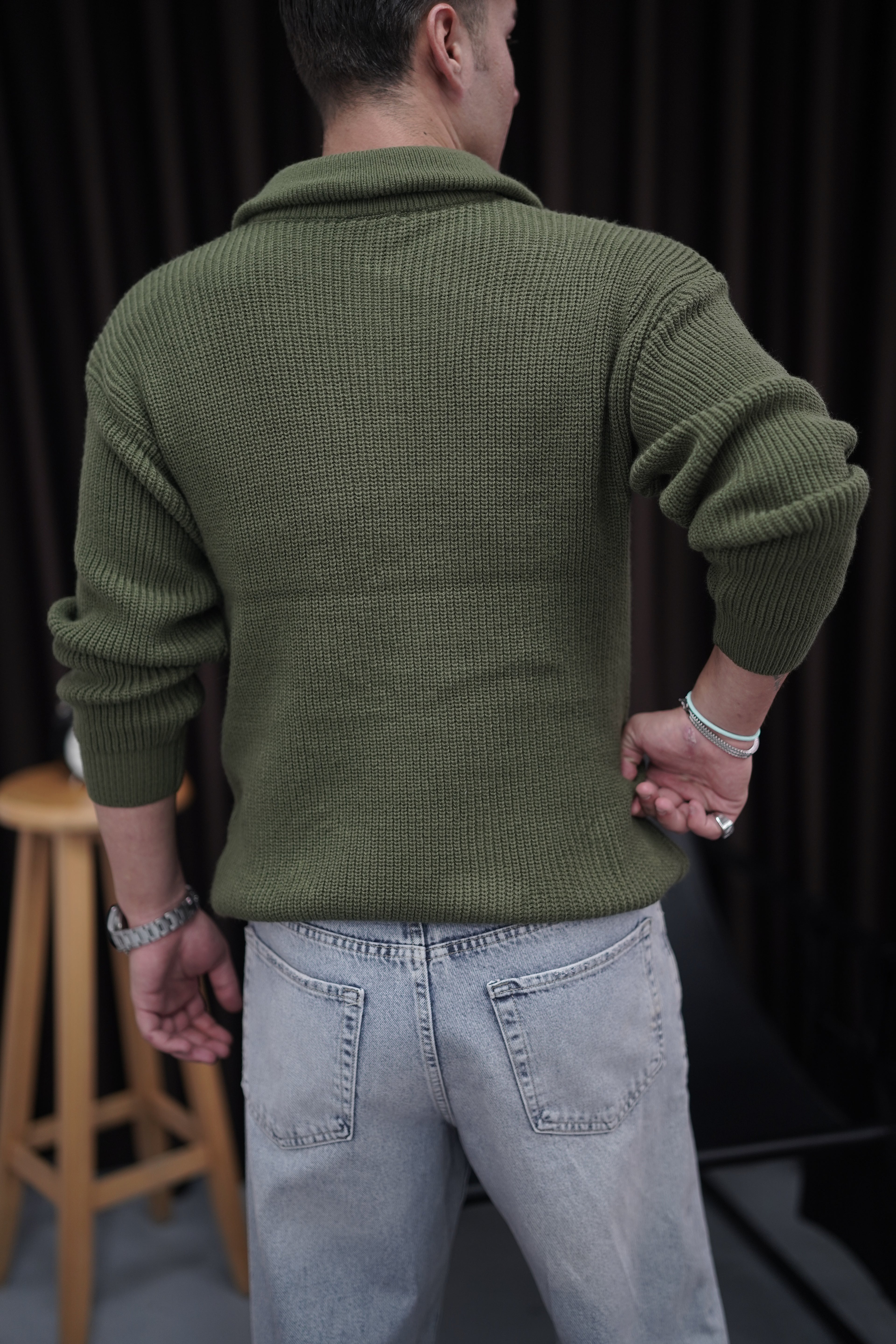 Yarım Fermuarlı Kazak