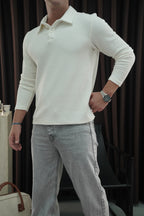 Bisiklet Yakalı Sweatshirt