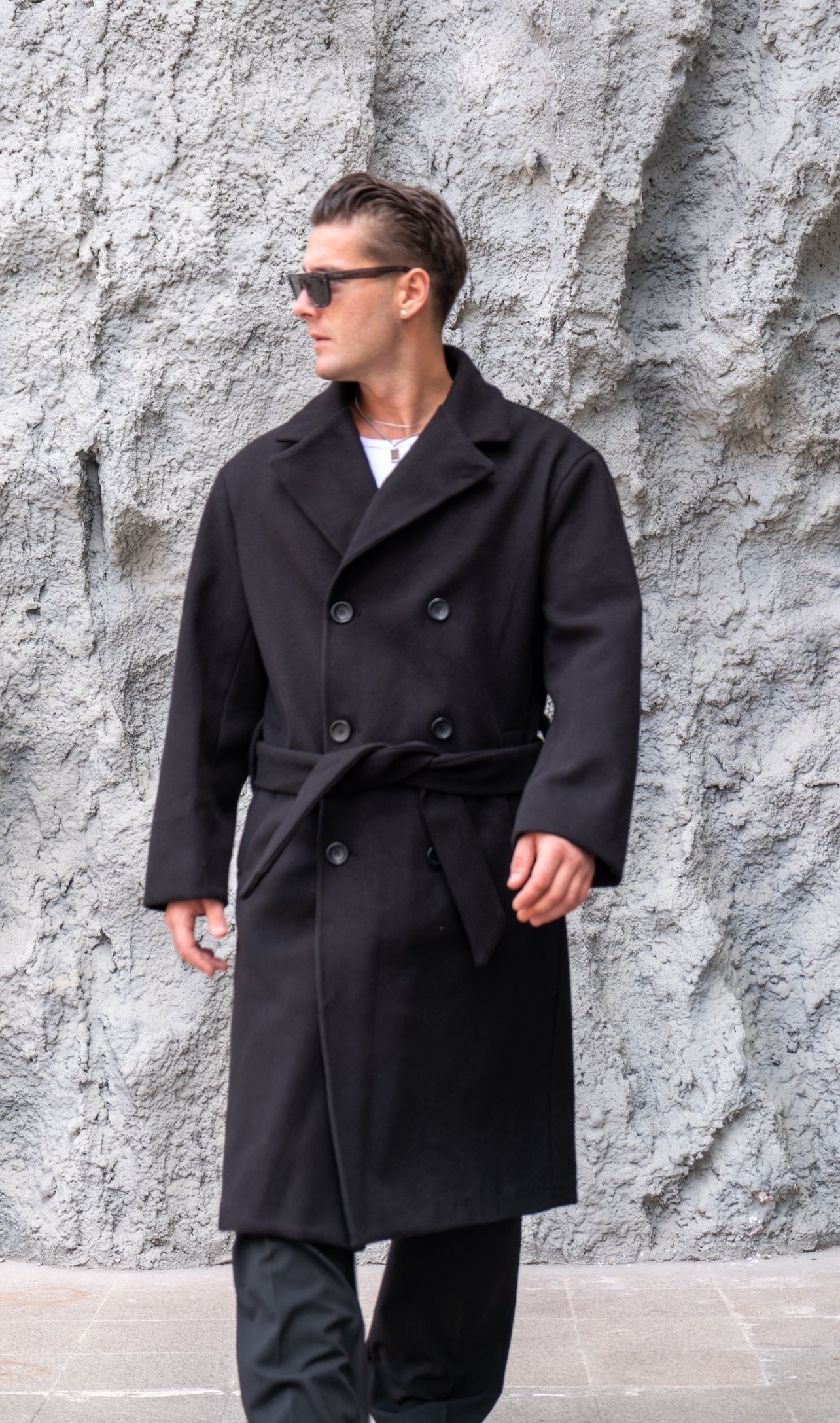 GG Kuşkalı Oversize Kaban