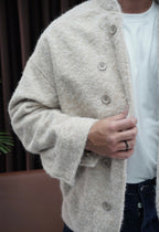 Düğmeli Kaşe Ceket