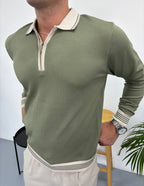 Yarım Fermuarlı Triko Kazak