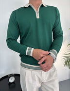 Yarım Fermuarlı Triko Kazak