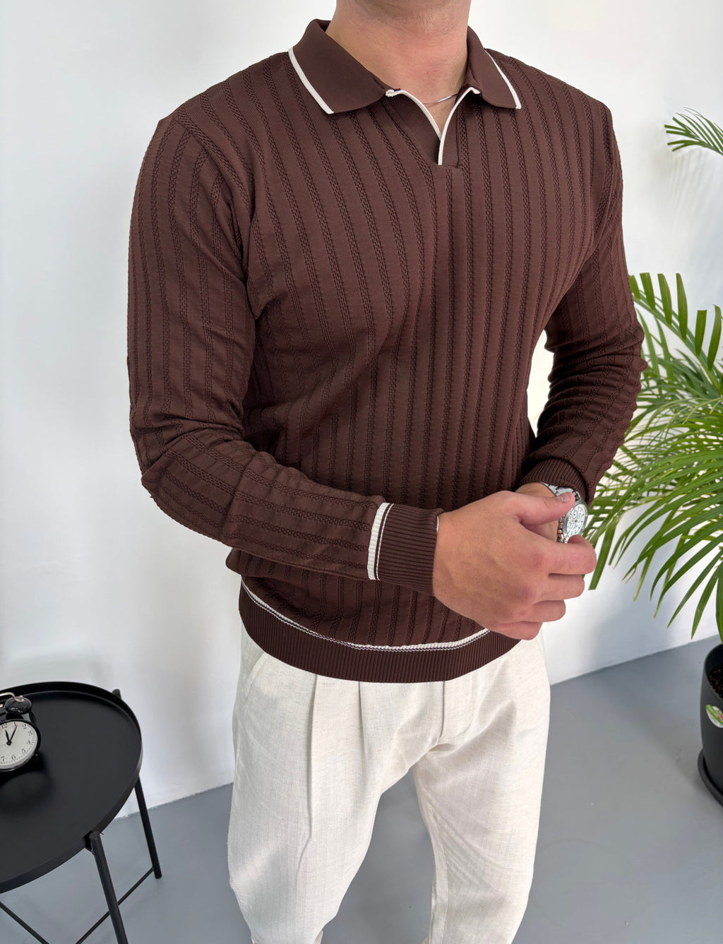 Uzun Kollu Triko Kazak