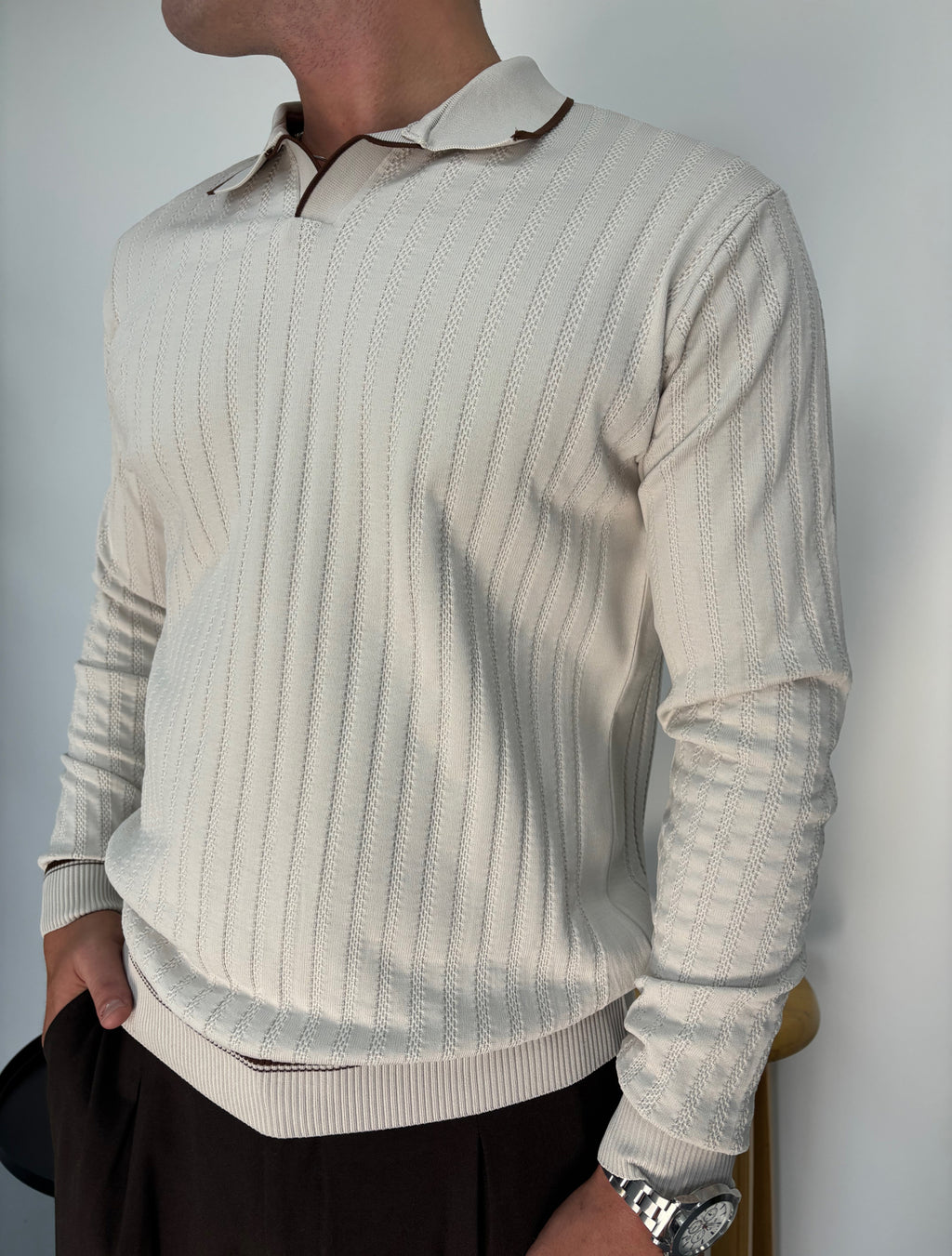 Uzun Kollu Triko Kazak