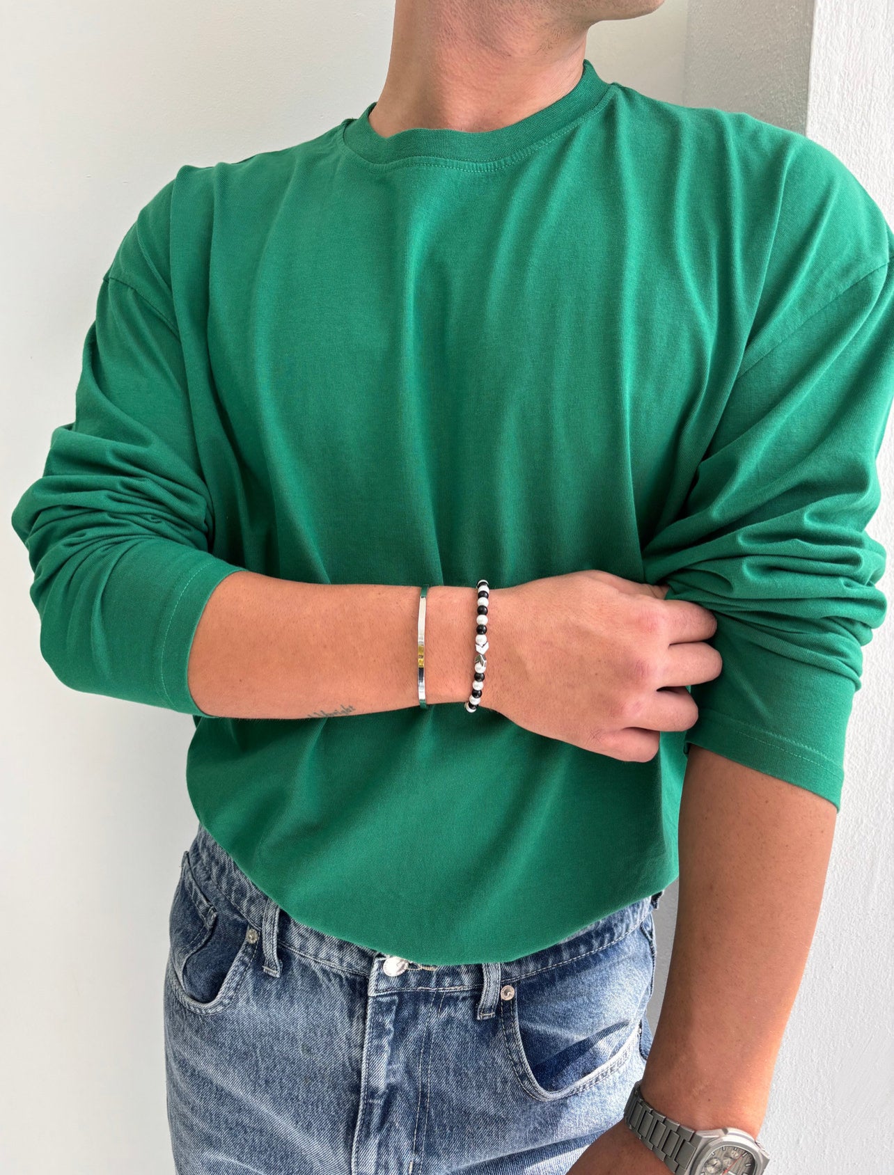 Basic Uzun Kollu Sweatshirt