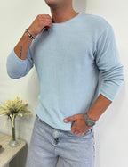 İnce Dokulu Basic Triko Kazak