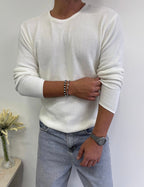 İnce Dokulu Basic Triko Kazak