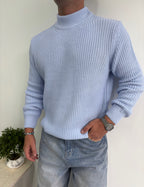 Yarım Balıkçı Yaka Triko Kazak