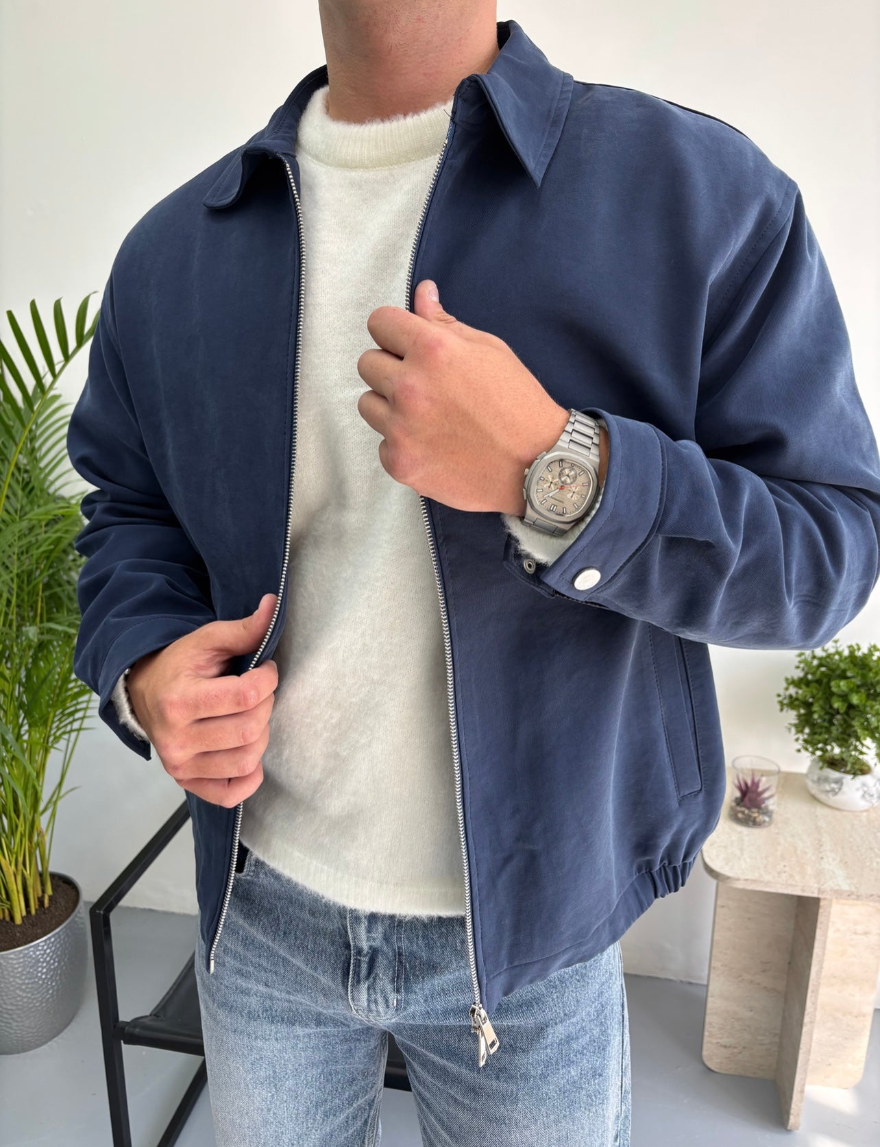 Gabardin Oversize Ceket